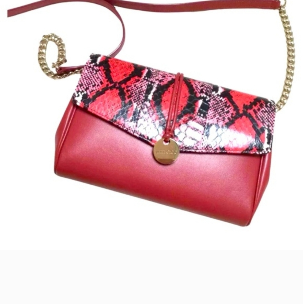 Jimmy Choo Red Python Crossbody Bag - image 7